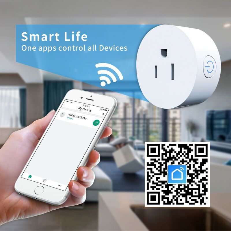 No-Drill Smart Plug - WiFi & Voice Control