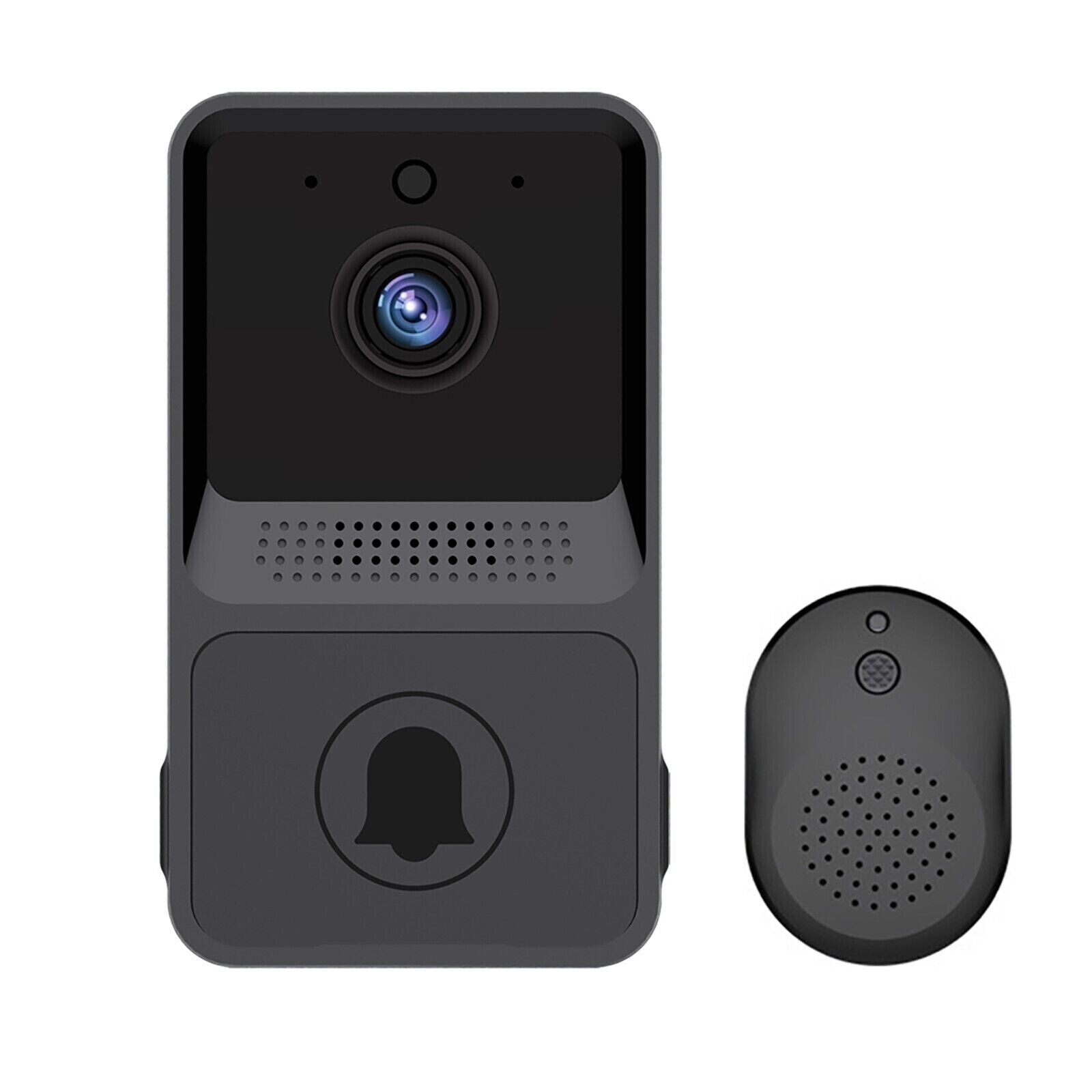 No-Drill Smart Video Doorbell - WiFi, HD Camera & Two-Way Audio