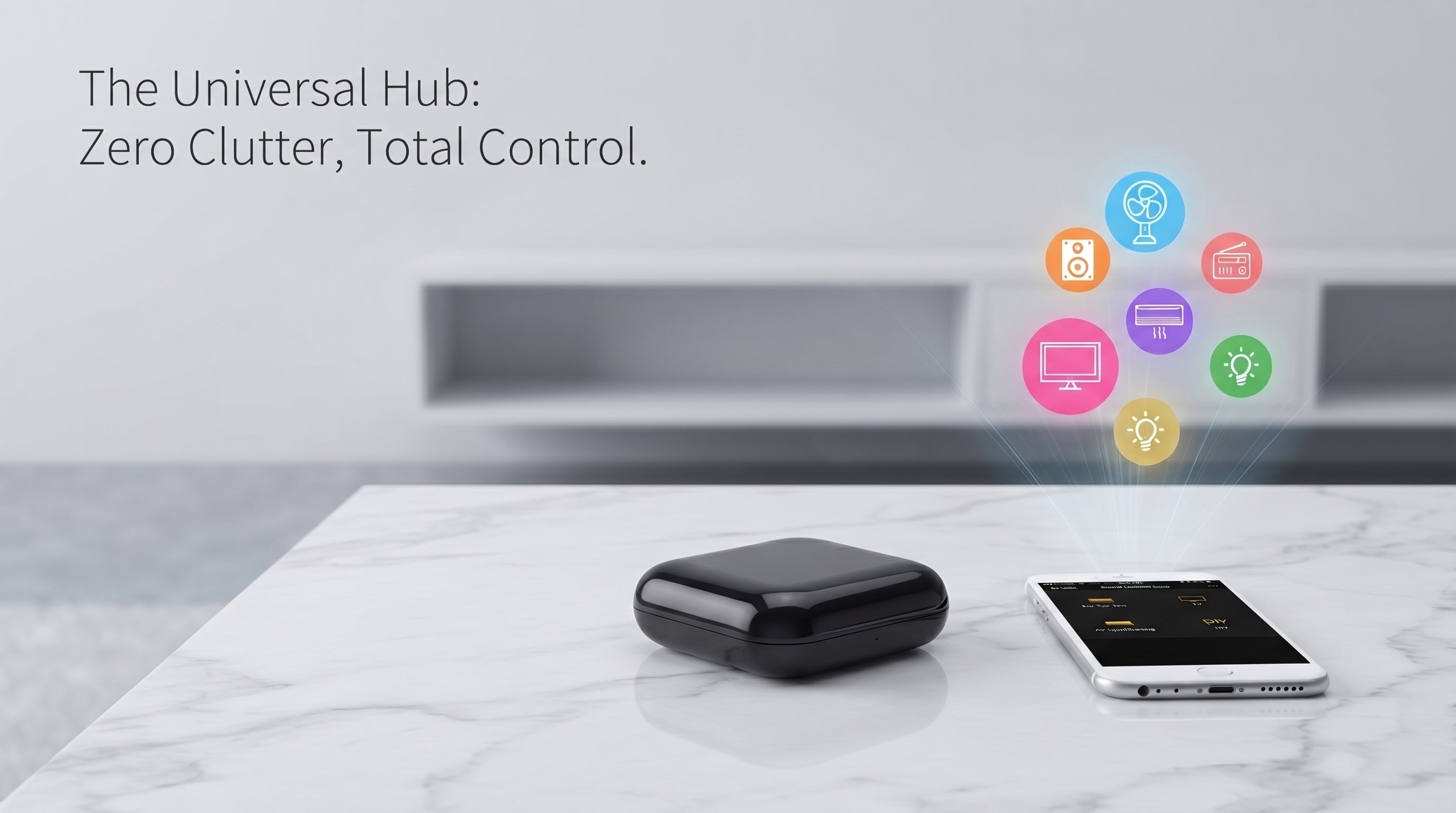 Smart Home Remote Hub - Voice Control for AC & TV