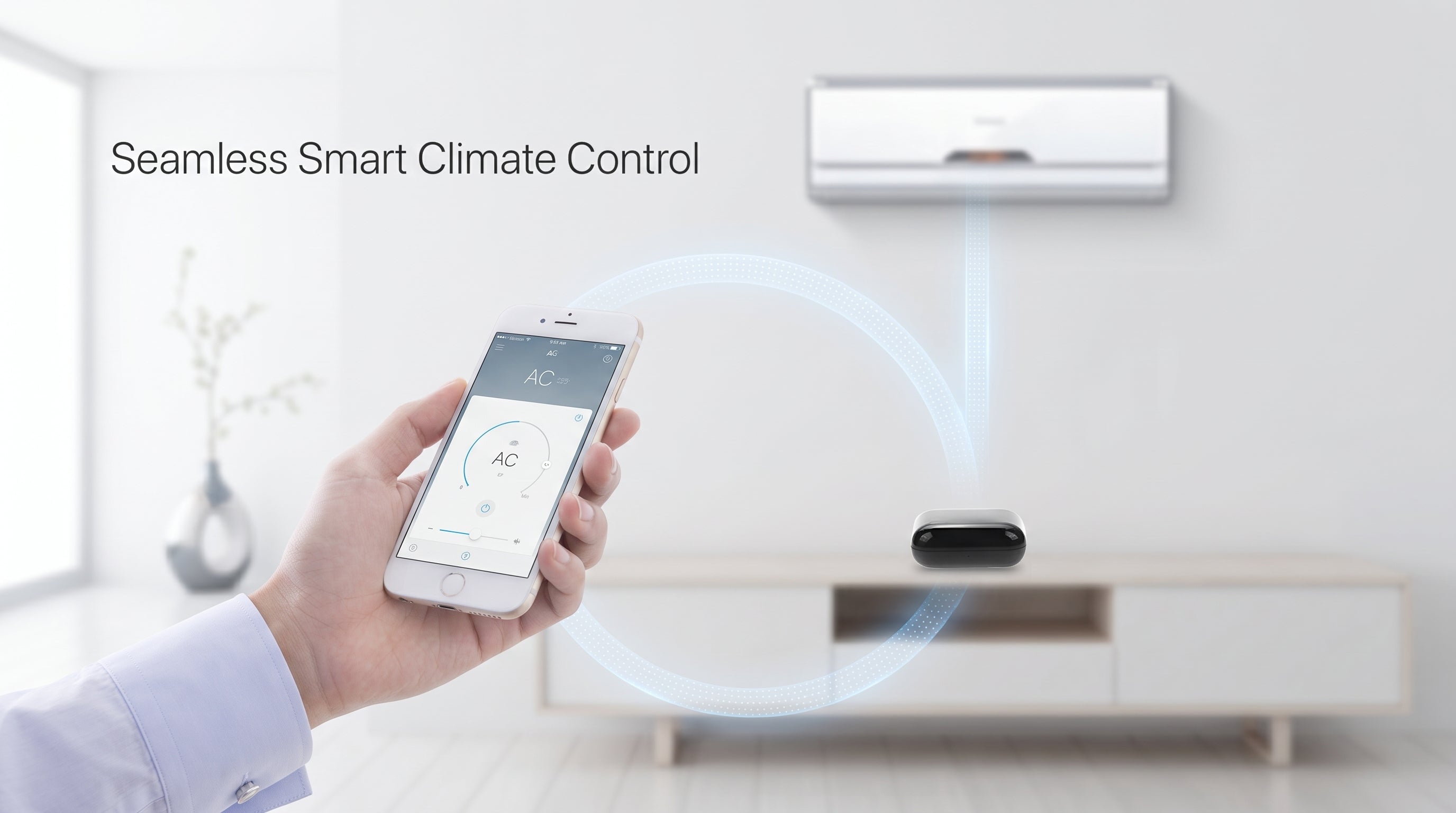 Smart Home Remote Hub - Voice Control for AC & TV