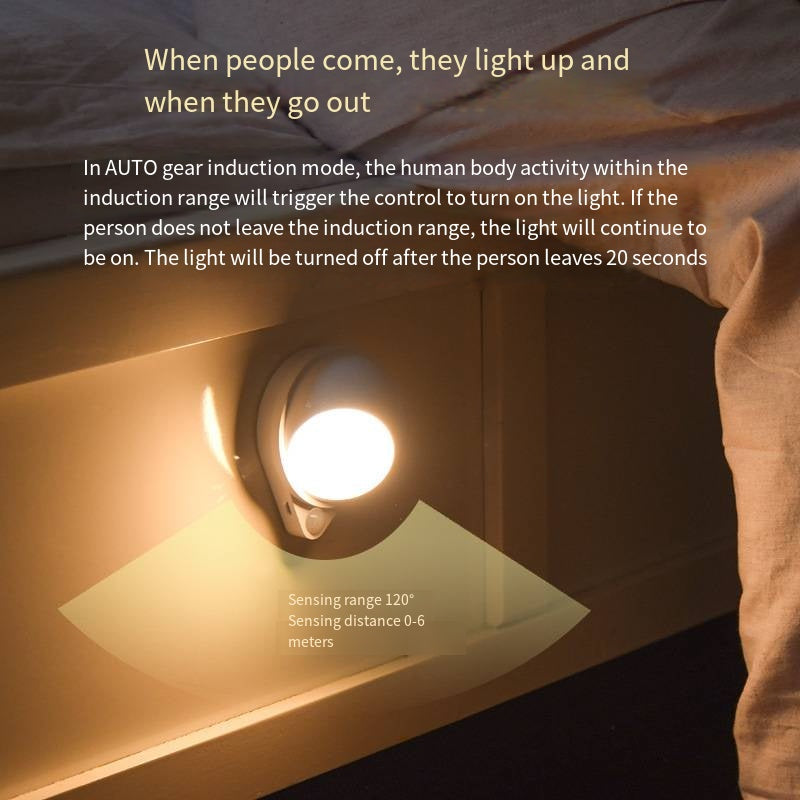 No-Drill Magnetic Motion Sensor Light